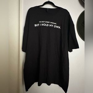 ☺️ “I’m not every woman” soft cotton T-shirt 3X NEVER WORN! BRAND NEW